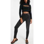 Jeans skinny Only Royal noirs délavés Taille XL pour femme 