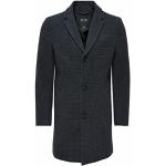 Manteaux en laine Only bleus à carreaux en polyester Taille M look fashion pour homme 