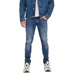 Jeans slim Only & Sons bleus en coton Taille L W33 look fashion pour homme en promo 