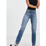 Jeans droits Only bleus pour femme en promo 