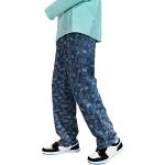 Jeans baggy bleus patchwork stretch Taille XXL look fashion pour homme 