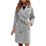 Manteaux en laine gris avec ceinture Taille XS look fashion pour femme 