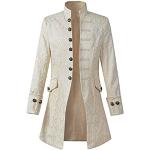 Manteaux gothiques blancs Taille XL steampunk pour homme 