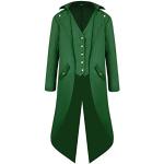 Manteaux gothiques verts Taille M steampunk pour homme 