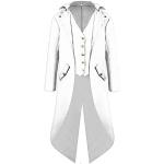 Manteaux gothiques blancs Taille M steampunk pour homme 
