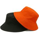 Chapeaux bob orange en coton 60 cm Tailles uniques look fashion pour femme 