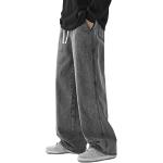 Jeans larges gris Taille S look fashion pour homme 