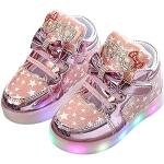 Baskets roses lumineuses Pointure 24 look casual pour fille 