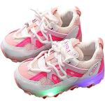 Baskets roses lumineuses lumineuses Pointure 22 look casual pour fille 