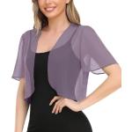 Boleros violets en mousseline Taille XL look fashion pour femme 