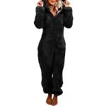 Pyjamas combinaisons noirs Taille 3 XL look fashion pour femme 