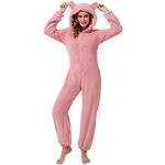 Pyjamas combinaisons roses Taille S look fashion pour femme 