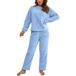 Pyjamas en polaires bleus en polaire Taille L look fashion pour femme 