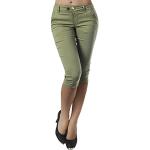 Pantacourts verts Taille XXL plus size look fashion pour femme 