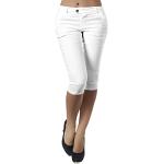 Pantacourts blancs Taille XXL plus size look fashion pour femme 