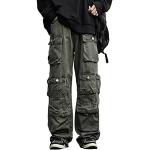 Pantalons large verts Taille XS plus size look casual pour homme 