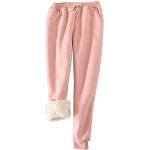 Pyjamas en polaires roses avec ceinture Taille M look fashion pour femme 