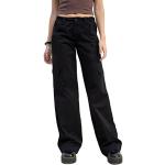 Pantalons taille haute noirs Taille XS look streetwear pour femme 