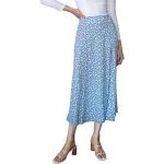 Jupes longues bleues midi Taille XS style bohème pour femme 