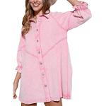 Mini robes roses minis Taille M look casual pour femme 