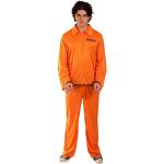 Déguisements d'Halloween pour enterrement Orion Costumes orange en polyester Taille L look fashion 
