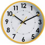 Orium Horloge murale silencieuse à quartz - diamètre 30cm - jaune ocre