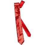 Cravates Orlob rouges à paillettes Tailles uniques pour homme 