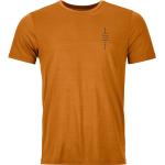 T-shirts Ortovox orange en lyocell tencel Taille M look fashion pour homme 