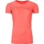 T-shirts Ortovox orange à manches courtes Taille S look fashion pour femme 