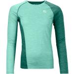 T-shirts techniques turquoise en lyocell à manches longues Taille M pour femme 