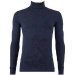 Pulls en laine Oscalito bleu marine à manches longues à col roulé Taille M pour femme 