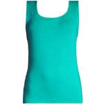 Tops col rond Oscalito turquoise en modal à col rond Taille S pour femme 