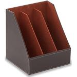 Porte-revues en cuir Osco marron chocolat en cuir synthétique 