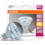 Osram Spot LED, LED STAR MR16 / Spot LED, Culot GU5.3, 4,6W Equivalent 35W, 12 V, Angle : 36°, Blanc Chaud 2700K, Lot de 1 pièce