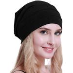 Chapeaux noirs en coton bio Tailles uniques look fashion pour femme 