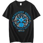 OUHZNUX Ghost in The Shell Tachikoma Print T-Shirt, Fashion Couple Loose Casual Confortable Anime Pull à Manches Courtes, Hip Hop Casual Unisex Sweatshirt (XS-3XL)