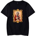 OUHZNUX T-Shirt Imprimé Keanu Reeves, À La Mode pour Hommes Et Femmes, Ample Et Confortable, Collection John-Wick TV, Sweat-Shirt À Manches Courtes, Street Hip Hop Punk Rock Sports Top (2XS-4XL)