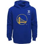 Outerstuff NBA Golden State Warriors #30 Sweat-shirt ? capuche Stephen Curry Distressed, bleu, XL