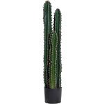 Outsunny Cactus Artificiel Grand réalisme Plante Artificielle Grande Taille dim. Ø 17 x 98H cm Vert