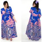 Robes bleues à motif animaux style bohème pour fille de la boutique en ligne Etsy.com 