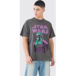 T-shirts à imprimés boohooMAN gris Star Wars Taille M pour homme 