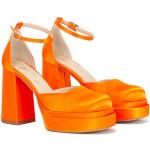Sandales à talons orange Pointure 40 pour femme 