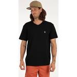 T-shirts col V Oxbow noirs en coton à manches courtes à col en V Taille 4 XL look fashion pour homme en promo 