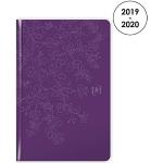 Oxford Agenda Beauty 2019 - 2020 d'Août à Août 1 Semaine sur 2 Pages Format 10X15 Violet