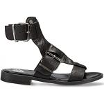 OXS OXW105600 Sandale pour femme en cuir noir modè