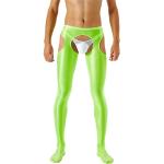 Collants vert fluo Taille XL look sexy pour homme 