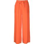 Pantalons en soie P.a.r.o.s.h orange en satin Taille S pour femme 