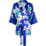 vestes kimono P.a.r.o.s.h bleues à fleurs à manches longues Taille S pour femme en promo 