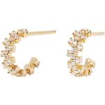 Boucles d'oreilles PDPaola en or en argent 18 carats look fashion pour femme 