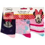 Chaussettes roses enfant Mickey Mouse Club Minnie Mouse en lot de 3 look fashion 